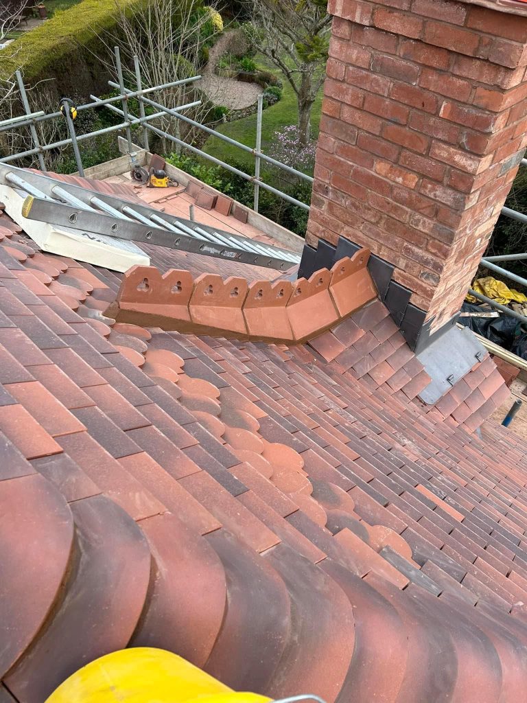 new roof pilling